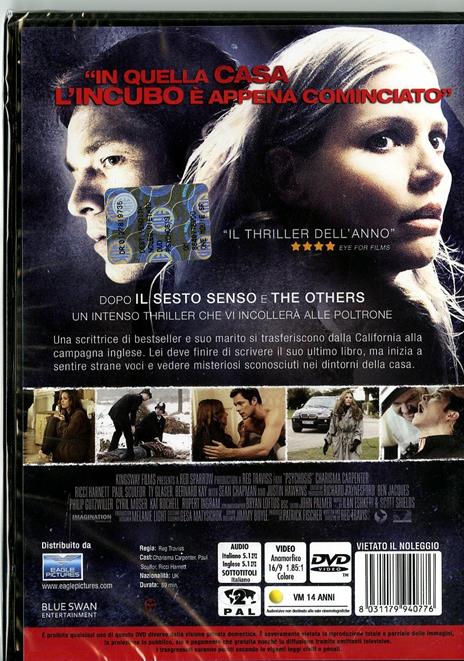 Psychosis di Reg Traviss - DVD - 2