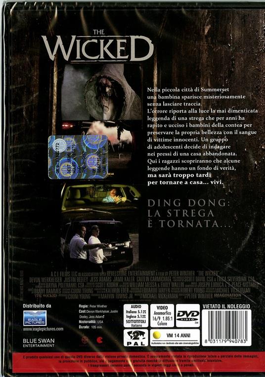 The Wicked di Peter Winther - DVD - 2