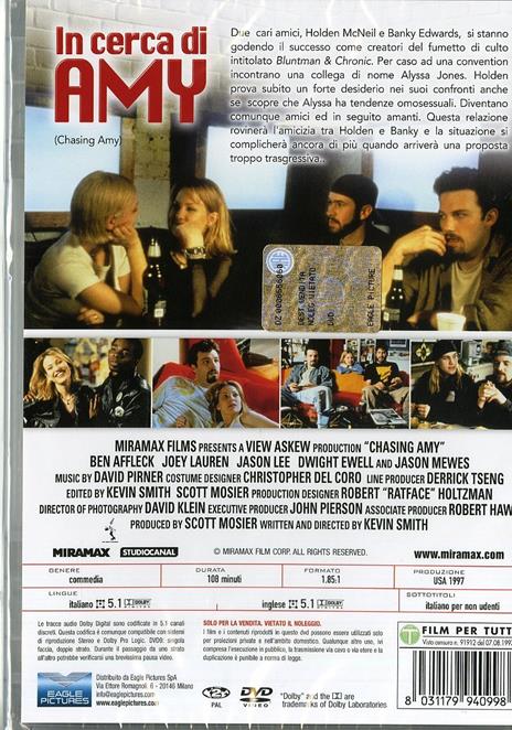 In cerca di Amy di Kevin Smith - DVD - 2