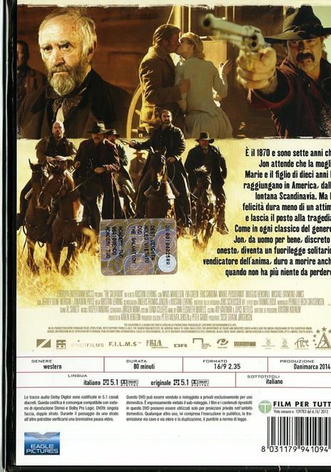 The Salvation di Kristian Levring - DVD - 2