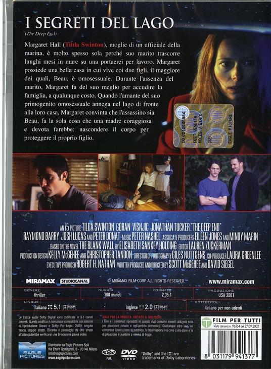 I segreti del lago di Scott McGehee,David Siegel - DVD - 2