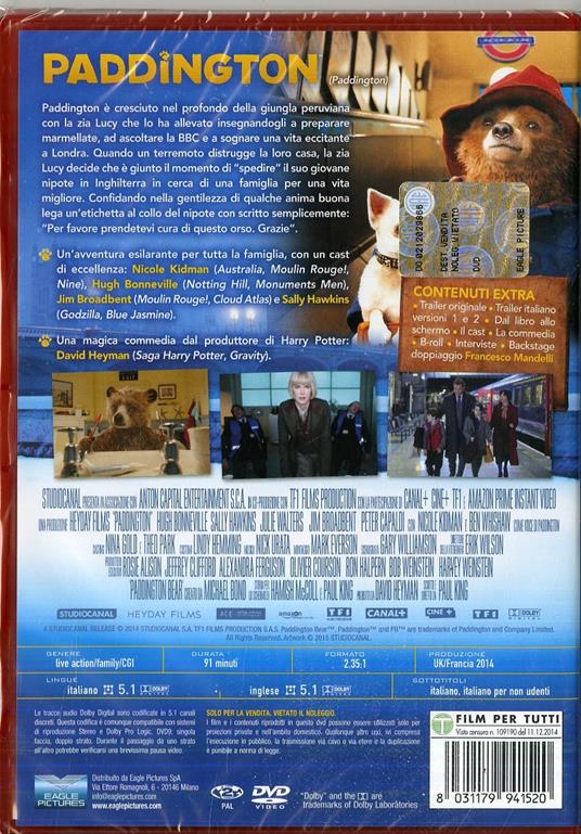 Paddington<span>.</span> Edizione speciale di Paul King - DVD - 4