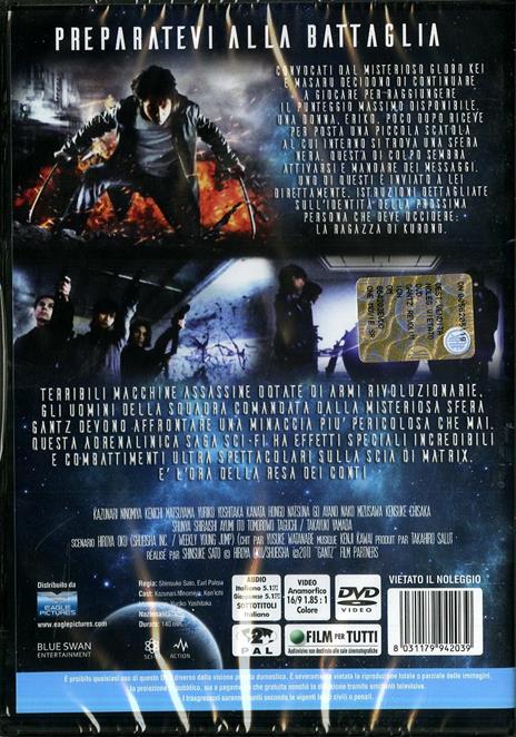 Gantz. Revolution di Shinsuke Sato,Earl Palma - DVD - 2