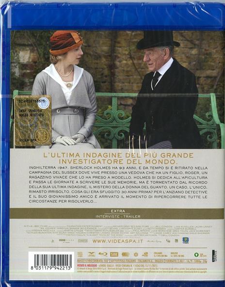 Mr. Holmes. Il mistero del caso irrisolto di Bill Condon - Blu-ray - 2