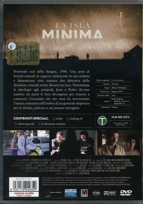 La isla mínima di Alberto Rodríguez - DVD - 2