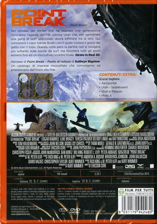 Point Break di Ericson Core - DVD - 2