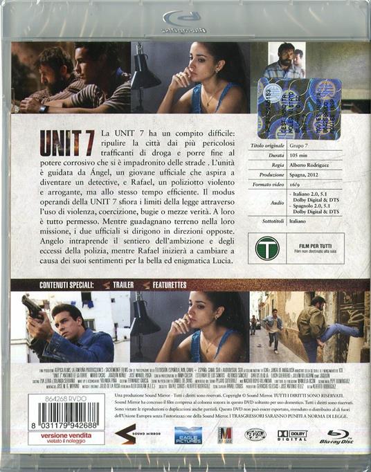 Unit 7 di Alberto Rodríguez - Blu-ray - 2