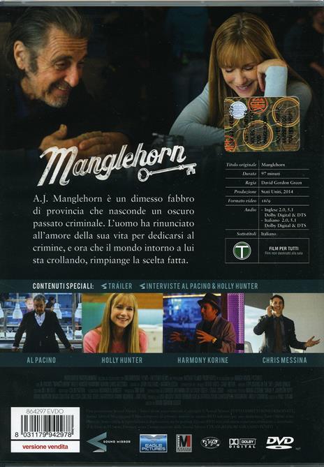 Manglehorn di David Gordon Green - DVD - 2
