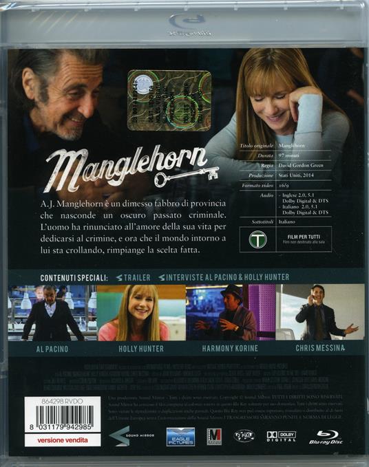 Manglehorn di David Gordon Green - Blu-ray - 2