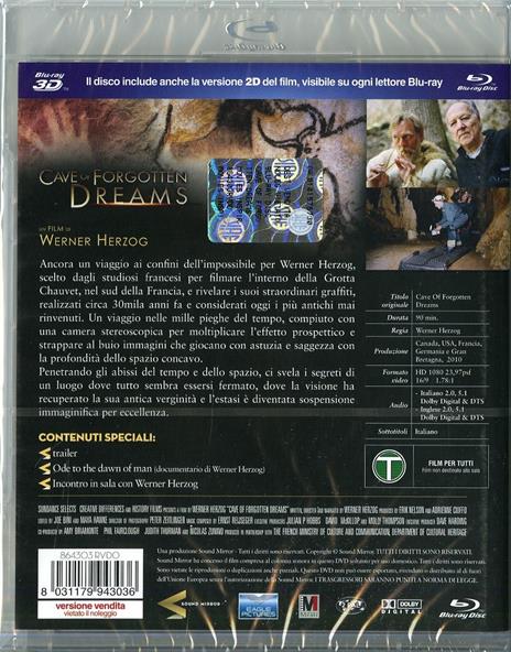 Cave of Forgotten Dreams 3D (Blu-ray + Blu-ray 3D) di Werner Herzog - 2