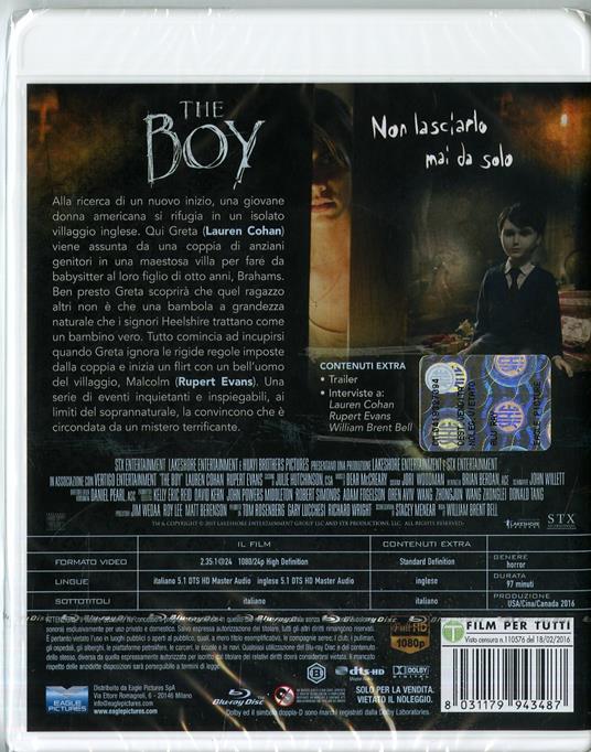 The Boy (Blu-ray) di William Brent Bell - Blu-ray - 8