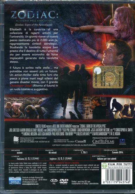 Zodiac. Il segno dell'apocalisse di David Hogan - DVD - 2