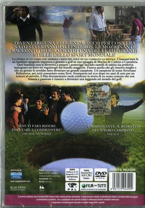 Seve. La forza dei sogni di John Paul Davidson - DVD - 2