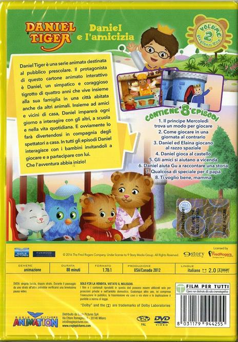 Daniel Tiger. Vol. 2. Daniel e l'amicizia - DVD - 2