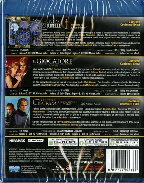 Forti emozioni 3. Limited Edition (3 DVD) di John Dahl,Terry Gilliam,Gus Van Sant - 2
