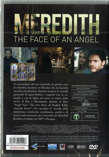 Meredith. The Face of an Angel di Michael Winterbottom - DVD - 2