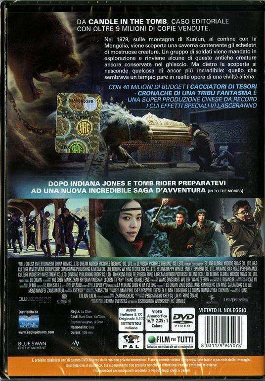 I cacciatori di tesori. Cronache della tribù fantasma (DVD) di Chan Lu - DVD - 2