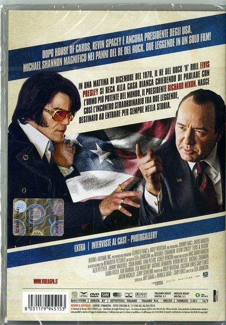 Elvis & Nixon di Liza Johnson - DVD - 2