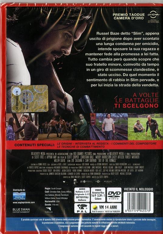 Il fuoco della vendetta di Scott Cooper - DVD - 2