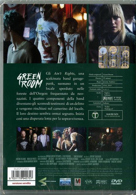 Green Room (DVD) di Jeremy Saulnier - DVD - 2