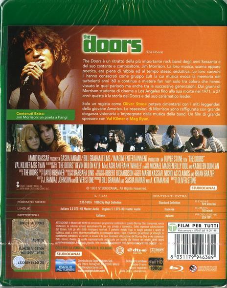 The Doors (Blu-ray) di Oliver Stone - Blu-ray - 2
