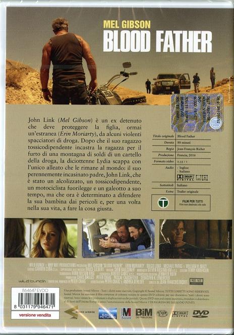 Blood Father (DVD) di Jean-François Richet - DVD - 2