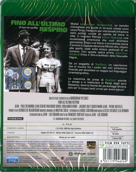 Fino all'ultimo respiro (Blu-ray) di Jean-Luc Godard - Blu-ray - 2