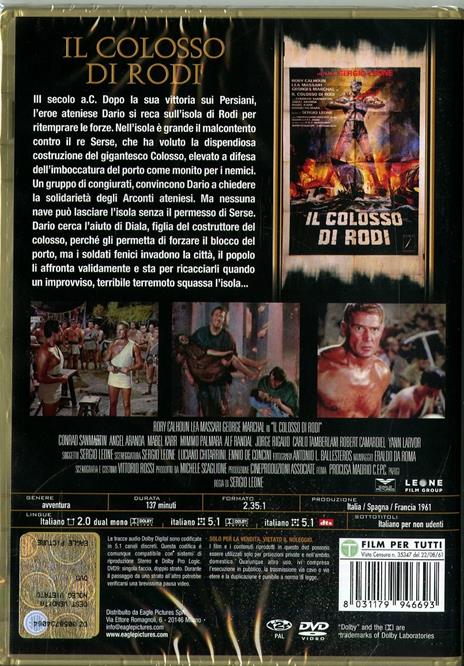 Il colosso di Rodi (DVD) di Sergio Leone - DVD - 2