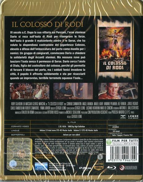 Il colosso di Rodi (Blu-ray) di Sergio Leone - Blu-ray - 2