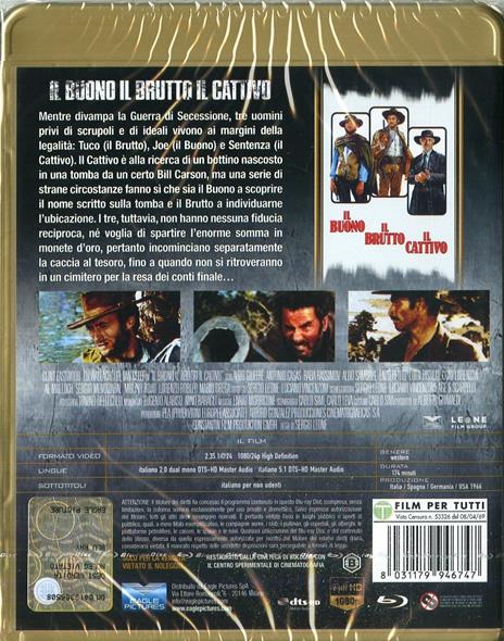 Il buono, il brutto e il cattivo (Blu-ray) di Sergio Leone - Blu-ray - 2