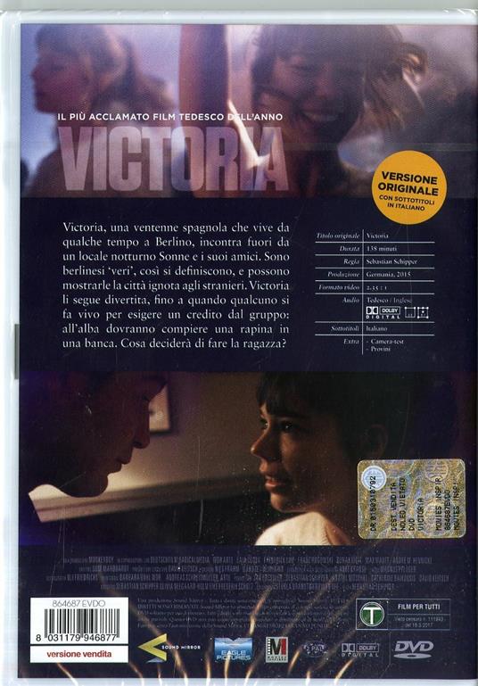 Victoria (DVD) di Sebastian Schipper - DVD - 2