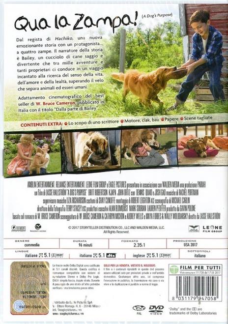 Qua la zampa! (DVD) di Lasse Hällstrom - DVD - 2