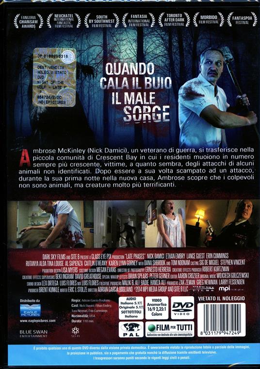 Night of the Wolf (DVD) di Adrián García Bogliano - DVD - 2