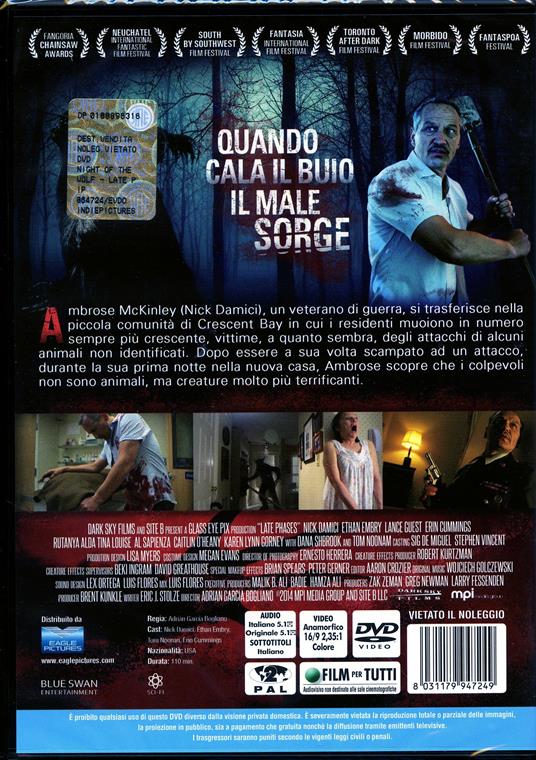Night of the Wolf (DVD) di Adrián García Bogliano - DVD - 2