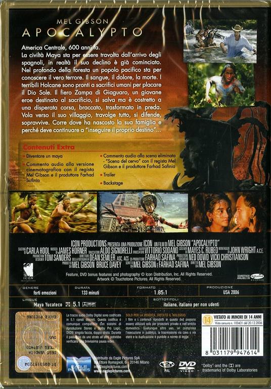 Apocalypto (DVD) di Mel Gibson - DVD - 2