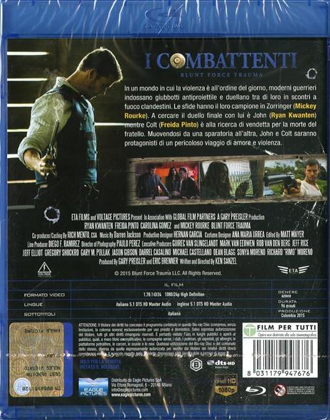 I combattenti. Blunt Force Trauma (Blu-ray) di Ken Sanzel - Blu-ray - 2