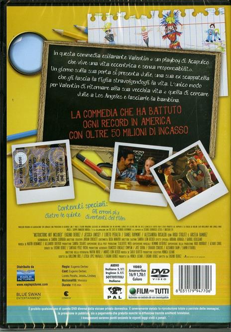 Instructions Not Included (DVD) di Eugenio Derbez - DVD - 2