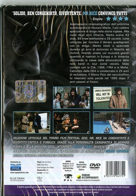 Mr. Nice (DVD) di Bernard Rose - DVD - 2