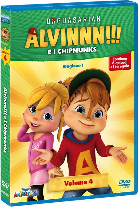 Alvinnn!!! e i Chipmunks. Stagione 4. Vol. 1 (DVD) di Janice Karman - DVD