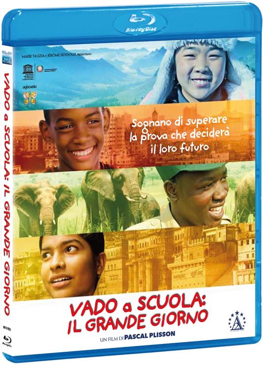 Vado a scuola. Il grande giorno (Blu-ray) di Pascal Plisson - Blu-ray