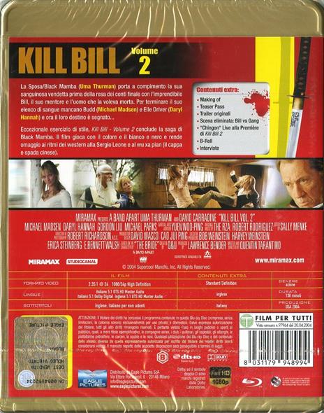 Kill Bill. Vol. 2 (Blu-ray) di Quentin Tarantino - Blu-ray - 2