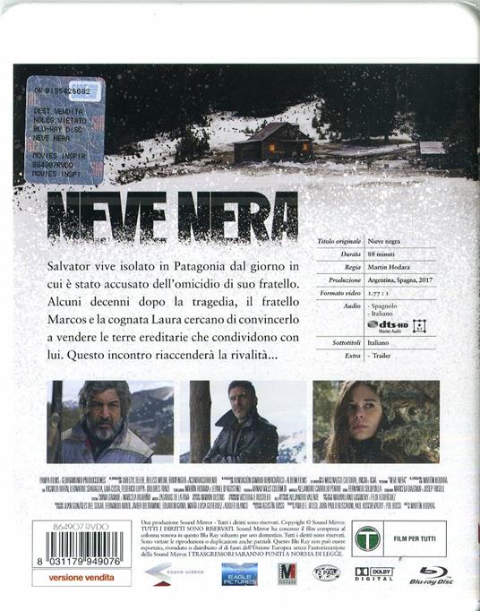 Neve nera (Blu-ray) di Martin Hodara - Blu-ray - 2