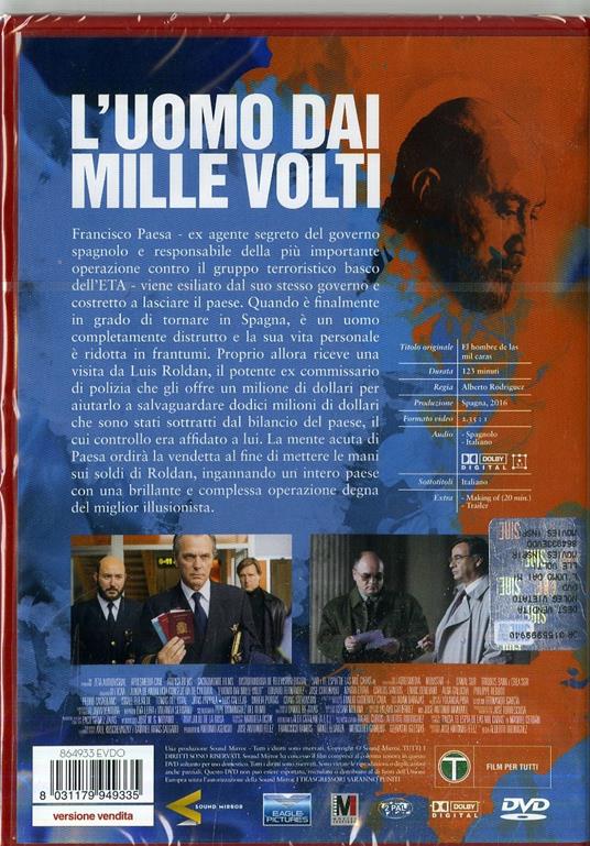 L' uomo dai mille volti (DVD) di Alberto Rodríguez - DVD - 2