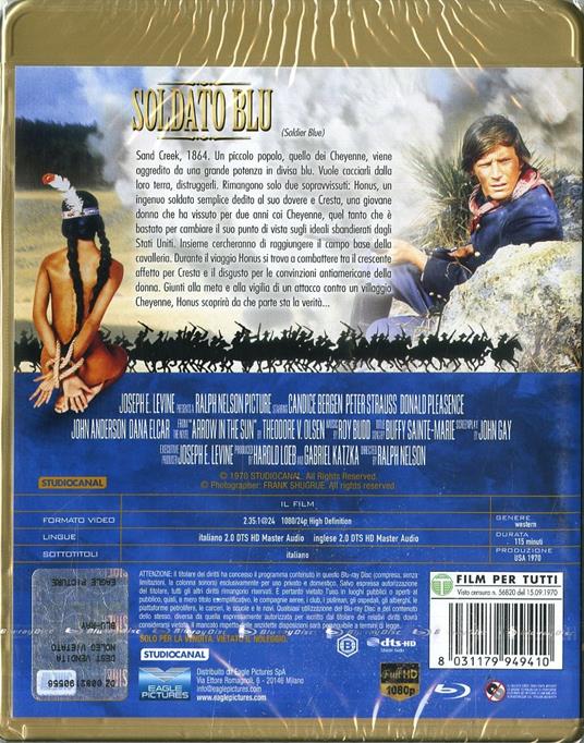 Soldato blu (Blu-ray) di Ralph Nelson - Blu-ray - 2