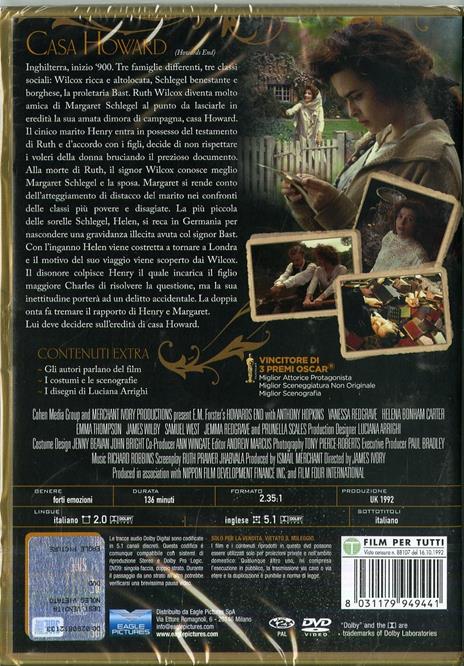 Casa Howard (DVD) di James Ivory - DVD - 2