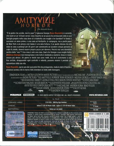 Amityville Horror. Special Edition (Blu-ray) di Andrew Douglas - Blu-ray - 2