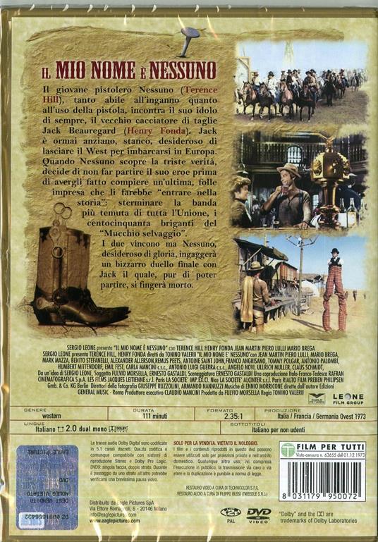 Il mio nome è nessuno (DVD) di Tonino Valerii - DVD - 2