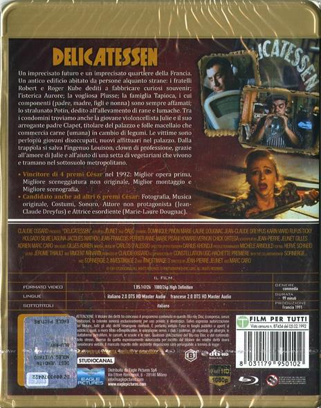 Delicatessen (Blu-ray) di Jean-Pierre Jeunet,Marc Caro - Blu-ray - 2