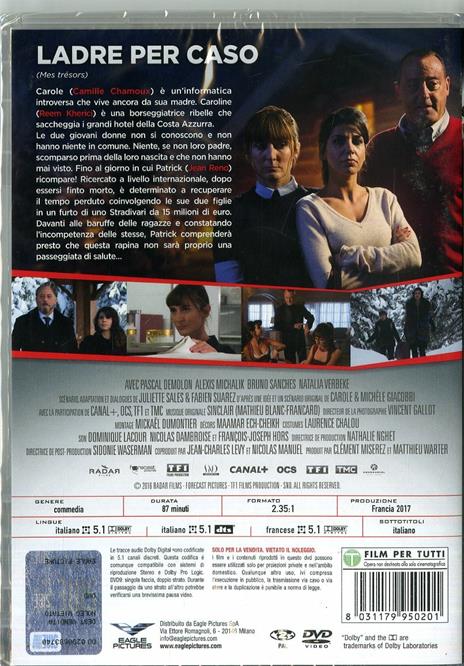 Ladre per caso (DVD) di Pascal Bourdiaux - DVD - 2