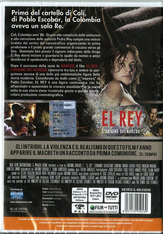 El Rey. L'origine dei narcos (DVD) di Antonio Dorado - DVD - 2